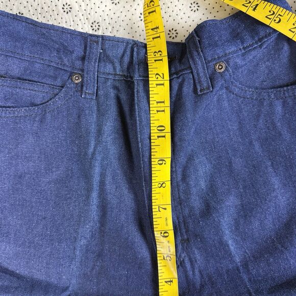 Deadstock Vintage Calvin Klein Straight Jeans 12 Flannel Lined Indigo USA 80s - Picture 9 of 12